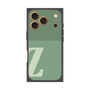 プレミアムスクエアケース［ オリジナル - initial two tone - Z green ］
