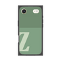 プレミアムスクエアケース［ オリジナル - initial two tone - Z green ］