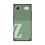 プレミアムスクエアケース［ オリジナル - initial two tone - Z green ］