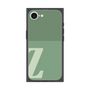 プレミアムスクエアケース［ オリジナル - initial two tone - Z green ］