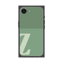 プレミアムスクエアケース［ オリジナル - initial two tone - Z green ］