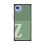 プレミアムスクエアケース［ オリジナル - initial two tone - Z green ］