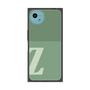 プレミアムスクエアケース［ オリジナル - initial two tone - Z green ］