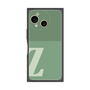 プレミアムスクエアケース［ オリジナル - initial two tone - Z green ］