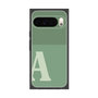 プレミアムスクエアケース［ オリジナル - initial two tone - A green ］