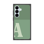 プレミアムスクエアケース［ オリジナル - initial two tone - A green ］