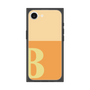 プレミアムスクエアケース［ オリジナル - initial two tone - B orange ］