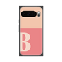 プレミアムスクエアケース［ オリジナル - initial two tone - B pink ］