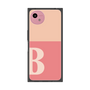 プレミアムスクエアケース［ オリジナル - initial two tone - B pink ］