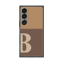 プレミアムスクエアケース［ オリジナル - initial two tone - B brown ］