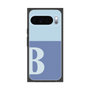 プレミアムスクエアケース［ オリジナル - initial two tone - B blue ］