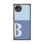 プレミアムスクエアケース［ オリジナル - initial two tone - B blue ］