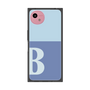 プレミアムスクエアケース［ オリジナル - initial two tone - B blue ］
