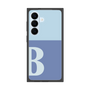 プレミアムスクエアケース［ オリジナル - initial two tone - B blue ］