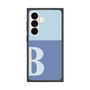 プレミアムスクエアケース［ オリジナル - initial two tone - B blue ］