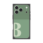 プレミアムスクエアケース［ オリジナル - initial two tone - B green ］