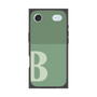 プレミアムスクエアケース［ オリジナル - initial two tone - B green ］