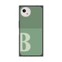 プレミアムスクエアケース［ オリジナル - initial two tone - B green ］