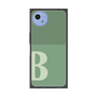 プレミアムスクエアケース［ オリジナル - initial two tone - B green ］