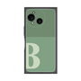 プレミアムスクエアケース［ オリジナル - initial two tone - B green ］