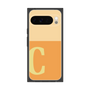 プレミアムスクエアケース［ オリジナル - initial two tone - C orange ］