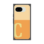 プレミアムスクエアケース［ オリジナル - initial two tone - C orange ］