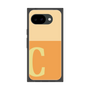 プレミアムスクエアケース［ オリジナル - initial two tone - C orange ］