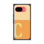 プレミアムスクエアケース［ オリジナル - initial two tone - C orange ］