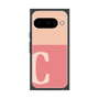 プレミアムスクエアケース［ オリジナル - initial two tone - C pink ］