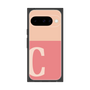 プレミアムスクエアケース［ オリジナル - initial two tone - C pink ］