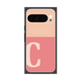 プレミアムスクエアケース［ オリジナル - initial two tone - C pink ］