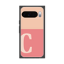 プレミアムスクエアケース［ オリジナル - initial two tone - C pink ］