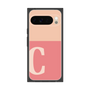 プレミアムスクエアケース［ オリジナル - initial two tone - C pink ］