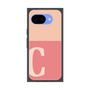 プレミアムスクエアケース［ オリジナル - initial two tone - C pink ］