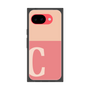 プレミアムスクエアケース［ オリジナル - initial two tone - C pink ］