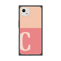 プレミアムスクエアケース［ オリジナル - initial two tone - C pink ］