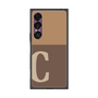 プレミアムスクエアケース［ オリジナル - initial two tone - C brown ］