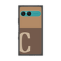 プレミアムスクエアケース［ オリジナル - initial two tone - C brown ］