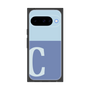 プレミアムスクエアケース［ オリジナル - initial two tone - C blue ］