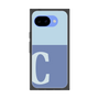 プレミアムスクエアケース［ オリジナル - initial two tone - C blue ］