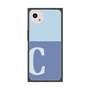 プレミアムスクエアケース［ オリジナル - initial two tone - C blue ］