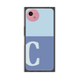 プレミアムスクエアケース［ オリジナル - initial two tone - C blue ］