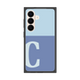 プレミアムスクエアケース［ オリジナル - initial two tone - C blue ］
