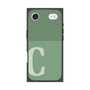 プレミアムスクエアケース［ オリジナル - initial two tone - C green ］