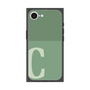 プレミアムスクエアケース［ オリジナル - initial two tone - C green ］
