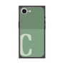 プレミアムスクエアケース［ オリジナル - initial two tone - C green ］