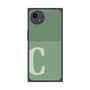 プレミアムスクエアケース［ オリジナル - initial two tone - C green ］