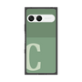 プレミアムスクエアケース［ オリジナル - initial two tone - C green ］