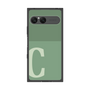 プレミアムスクエアケース［ オリジナル - initial two tone - C green ］