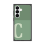 プレミアムスクエアケース［ オリジナル - initial two tone - C green ］